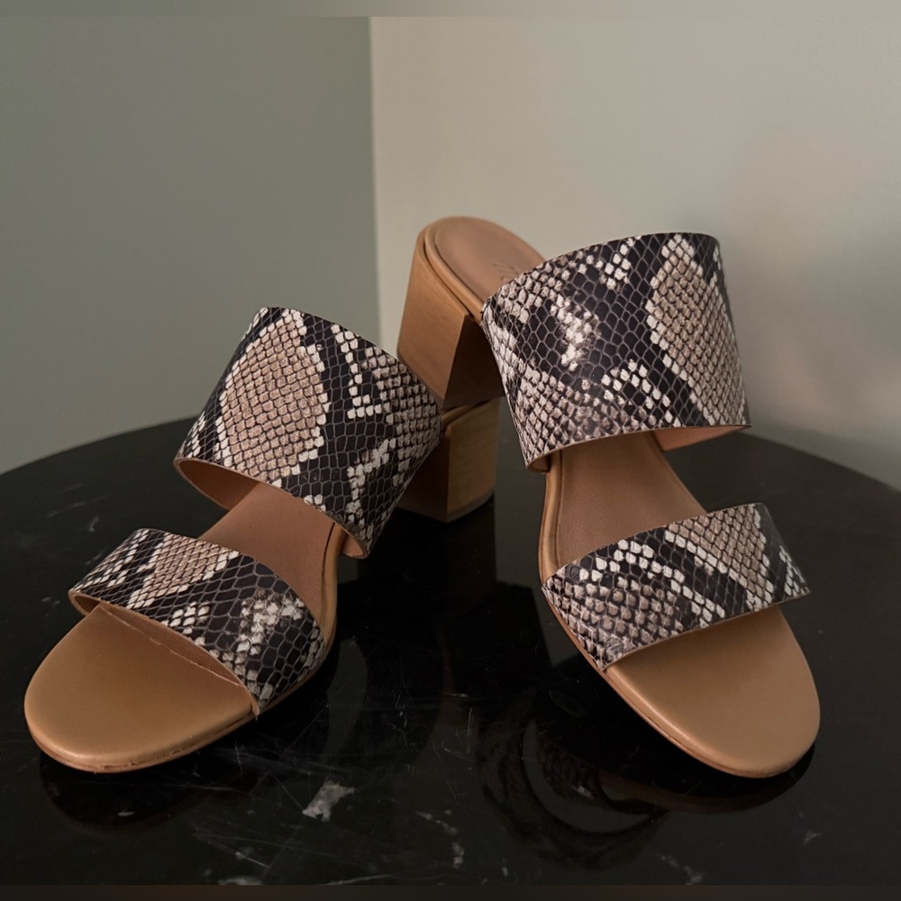 MADEWELL Block Heel Sandals NWOB!!! - Picture 2 of 10